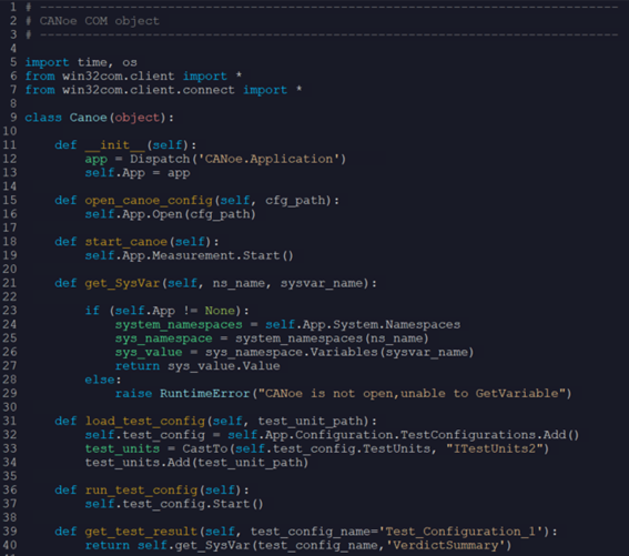 使用Python访问CANoe COM接口实践 - 客户案例与技术文章 - 北汇信息：汽车电子、新能源测试，信息化方案提供商